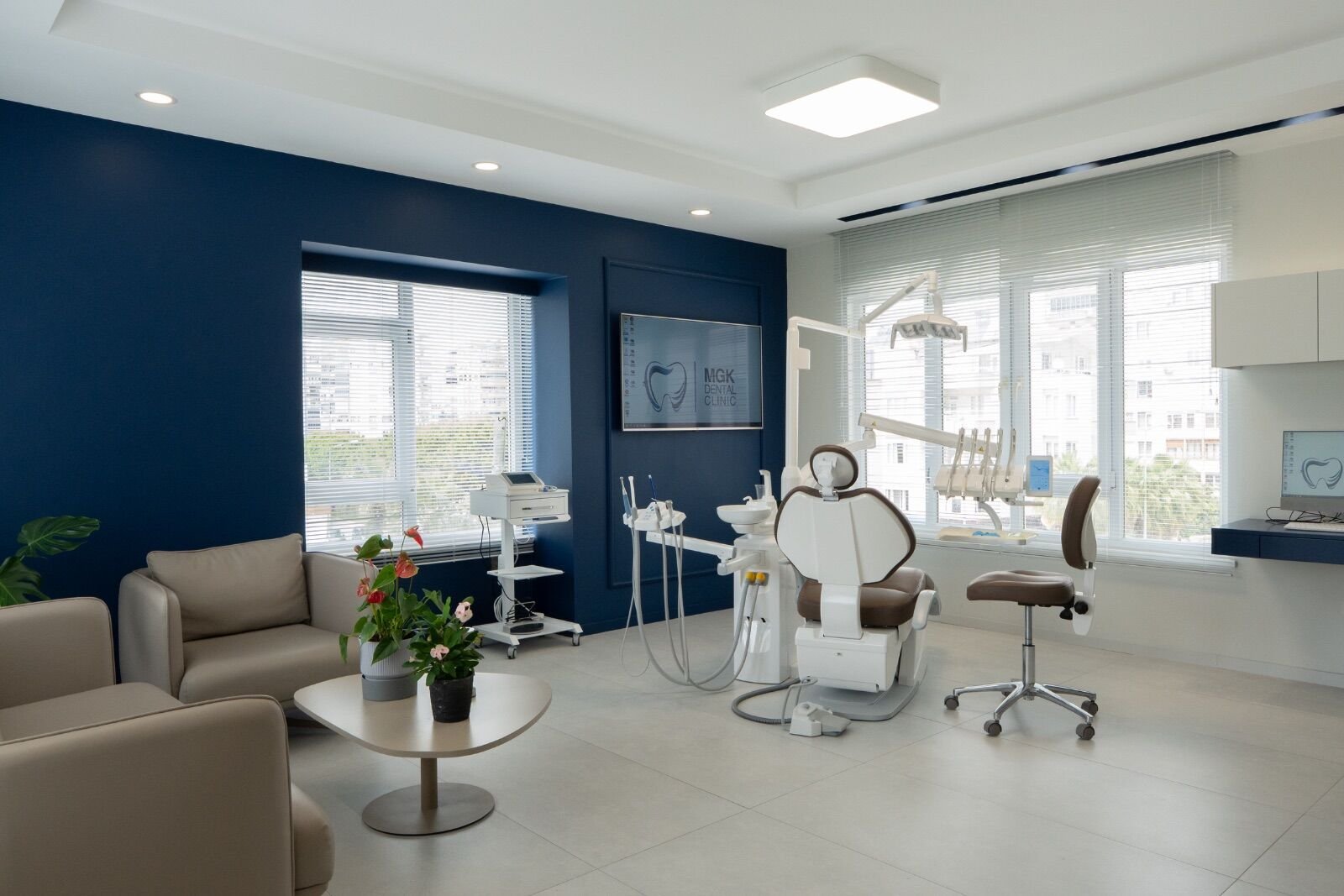 MGK Dental Arts — reception and consultation area